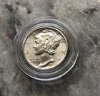 1930 SILVER MERCURY DIME IN BU CONDITION. 10C BLAZER