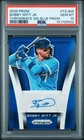 151706502 Bobby Witt Jr 2025 Panini Select #13 Blue Prizm Throwback /49 PSA 10