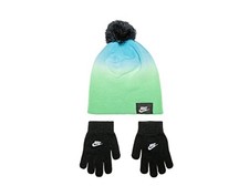 Nike Boys' Beanie Gloves 2 Piece Set Lime Glow 8-20 9A2940-E0K