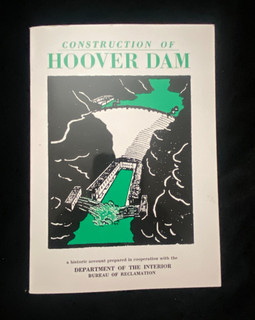 Construction of the Hoover Dam 1976 Dept. of the Interior 47 page Softcover Book