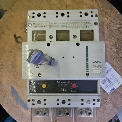 Moeller NZM 10-400 N + D-NZM 10 + ZM-400-NZM10 Leistungsschalter funktioniert
