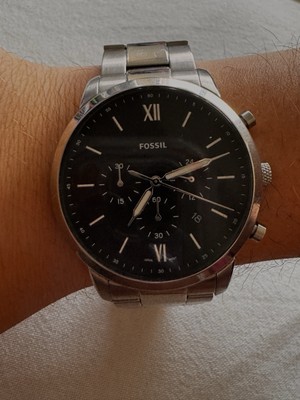 FOSSIL Chronograph ''Neutra'' 44 mm FS5384 Quarz Armbanduhr Edelstahl B-WARE