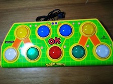 Konami Pop'n Music Controller Arcade PS2 Unused 10H Play Excellent Cond