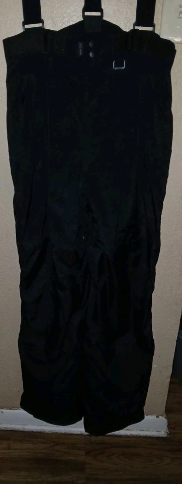 Mono con tirantes Pulse para esquí/snowboard M negro aislado correas ajustables bolsillos con cremallera  Foto 3 de 4