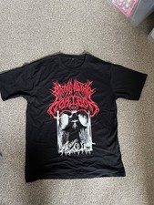 Image of Bring Me The Horizon Black T-shirt With Red Hex Size Large, New Without Tags_