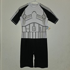 NEW Star Wars Stormtrooper Adaptive Swimsuit Rashguard UPF 50 Disney Youth XL