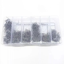 600PCS Hot Stapler Staples Repair Kit For Plastic Welder Gun Car Bumper Fender 