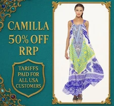 CAMILLA Hydra Drawstring Dress One Size RRP $599