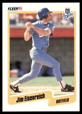 1990 Fleer Jim Eisenreich Kansas City Royals #106