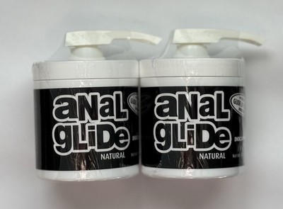 NEW!Anal Glide-Natural Lubricant-4.5oz. Doc Johnsons Best Anal Lube. (Set of 2)