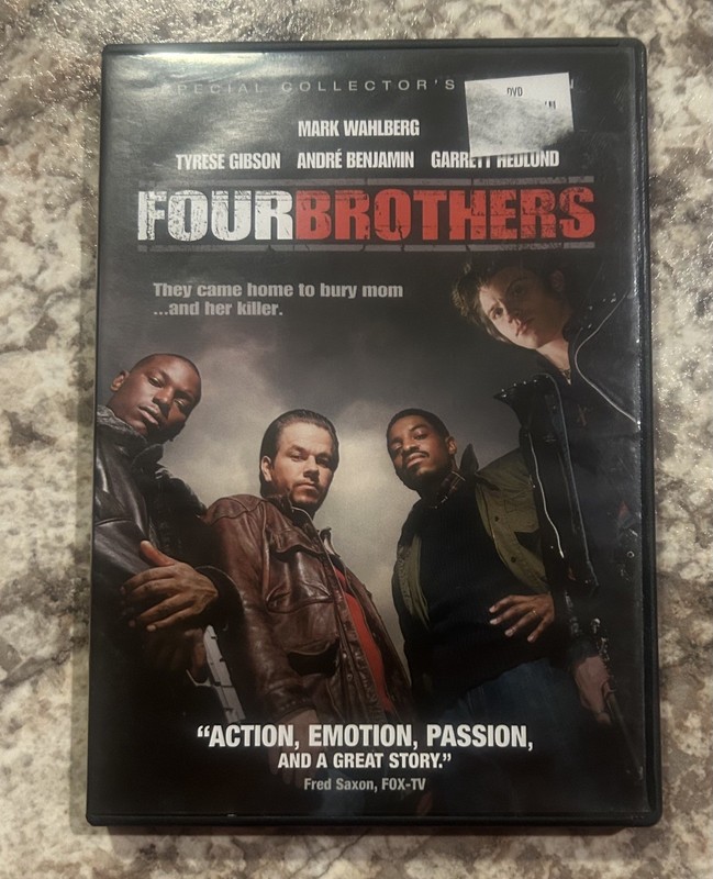 Four Brothers (DVD 2005 Action)   Mark Wahlberg Tyrese Gibson Andre Benjamin