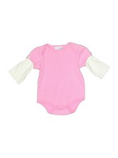 Vitamins Baby Girls Pink Short Sleeve Bodysuit 6 Months