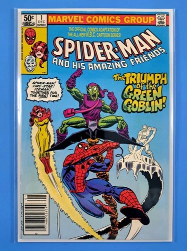 Spider-man And His Amazing Friends #1 Newsstand (1981) 🔑 1st App Firestar🕷🕸🔥