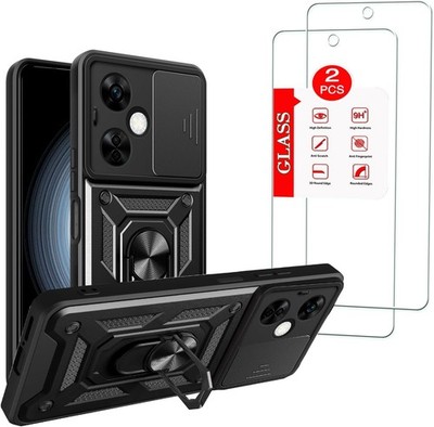 OnePlus Nord N30 5G / CE3 Lite Case with [2 Pack] Tempered Glass Screen Protecto