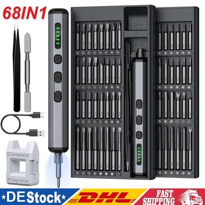 Mini Elektrisch Schraubendreher Set Präzisions Electric Screwdriver 350mAh Akku