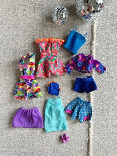 Vintage Barbie Lot Clothing 1980s/1990s Branded Unbranded 11 Pcs