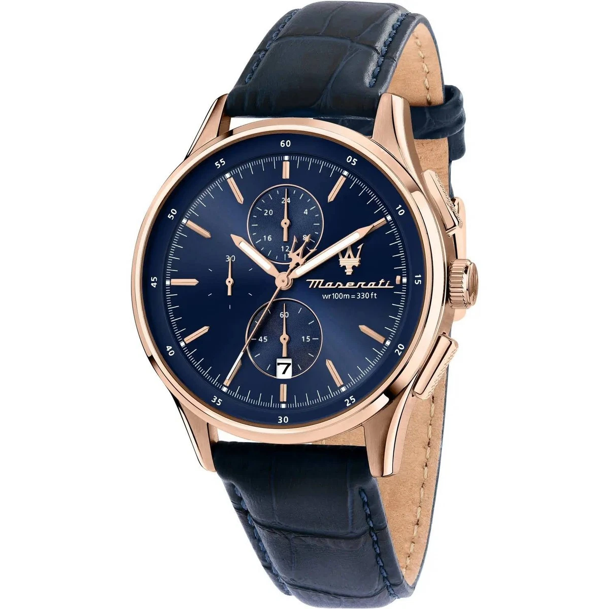 Maserati epoca orologio uomo in pelle nero r8851118015 list. 189