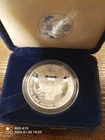 United States Of America Fine Silver Dollar 2002 U.S. Mint In Plastic Velvet Cs