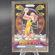 2025 Panini Prizm WNBA Cameron Brink Groovy Insert #2 Los Angeles Sparks