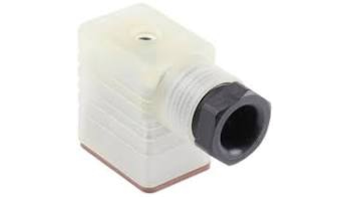 Valve connector 2+PE choke PG9 GML 209 NJ LED 24 HH gray /T2UK