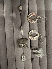 Sterling Silver Earrings And Rings Lot 20 Grams