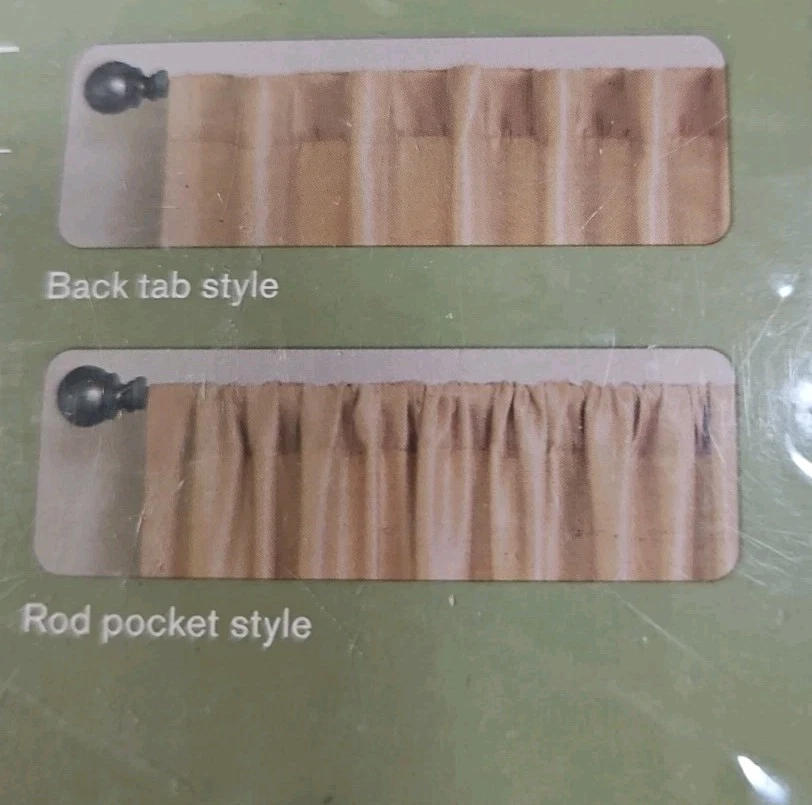 New - 2 Canopy Lined Faux Silk Drapery Panel. Color - Straw. Hangs 2 Ways. 54×63 - Image 3 of 4