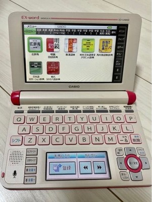Casio electronic dictionary  junior high school model XD-U3800VP pink from japan