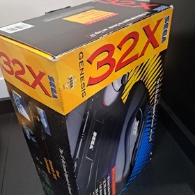 Complete In Mint Box SEGA GENESIS 32X CONSOLE CiB All Inserts Manual Accessories