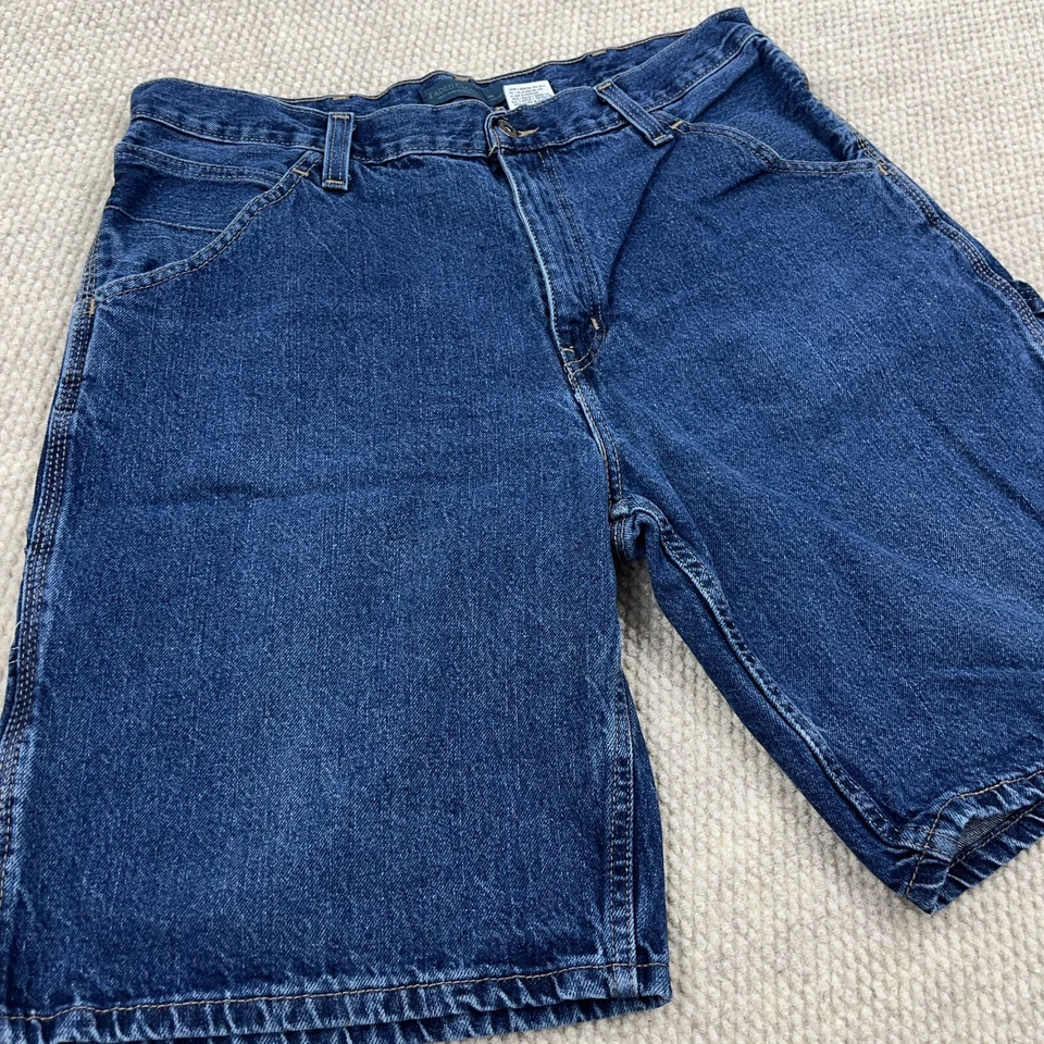 Vintage Faded Glory Shorts Men 36 Carpenter Jorts Baggy Skater Y2K Cyber Work B8 - Image 4 of 4