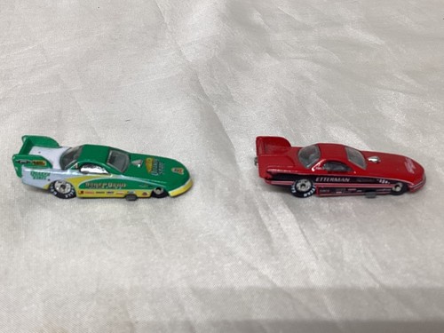 Quaker State & Hual-Mark Race Trailers Micro Funnycars 1997 Racing Champions - Bild 1 von 12