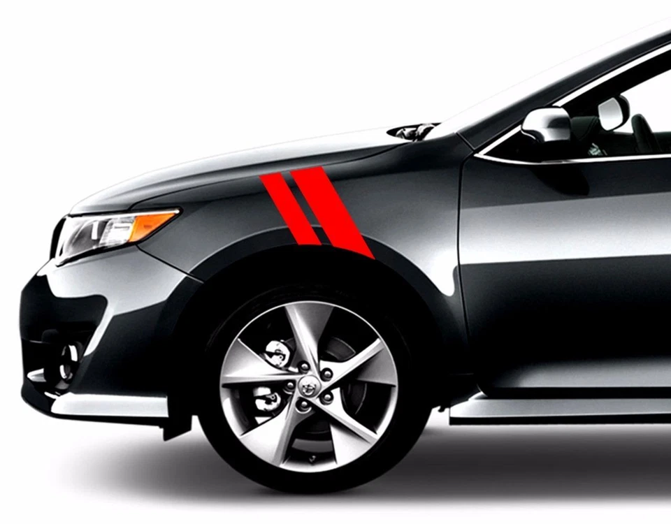 Barra de hash para guardabarros de 2" y 3" marcas vinilo rally deporte carreras rayas (se adapta a Toyota CAMRY) Foto 3 de 4