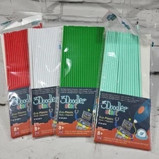 3Doodler Start Refill Plastic Packs For 3D Pen 3 Full Packs 1 Partial