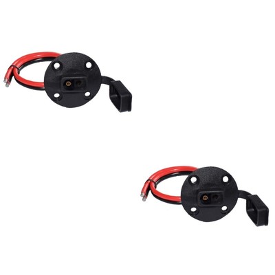  2pcs 12V 30A SAE Power Staubdichtes Abdeckungsleitungsgehäuse zusammengebaut