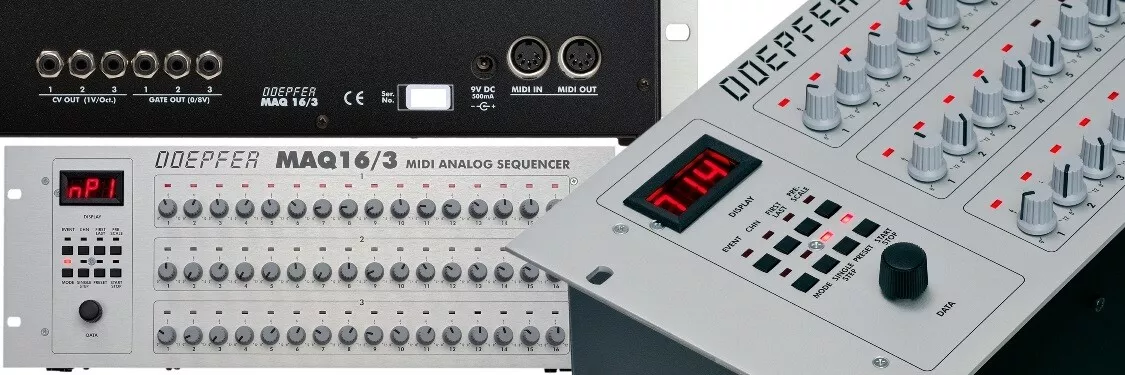 Buy now! Doepfer MAQ 16/3 STATE OF THE ART preset Analog Sequencer