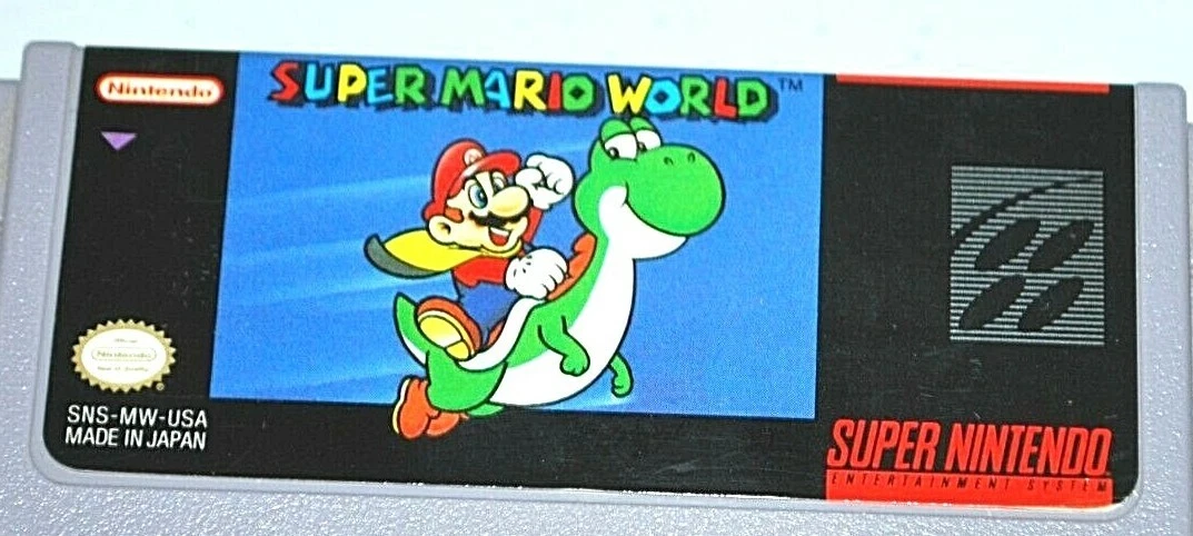 Super Mario World — SNES Super Nintendo Authentic Original Game 71436027282