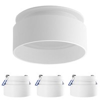 4 StüCk Sudara Design Einbauspot Deckenstrahler Weiß Fassung FüR GU10 / Modul