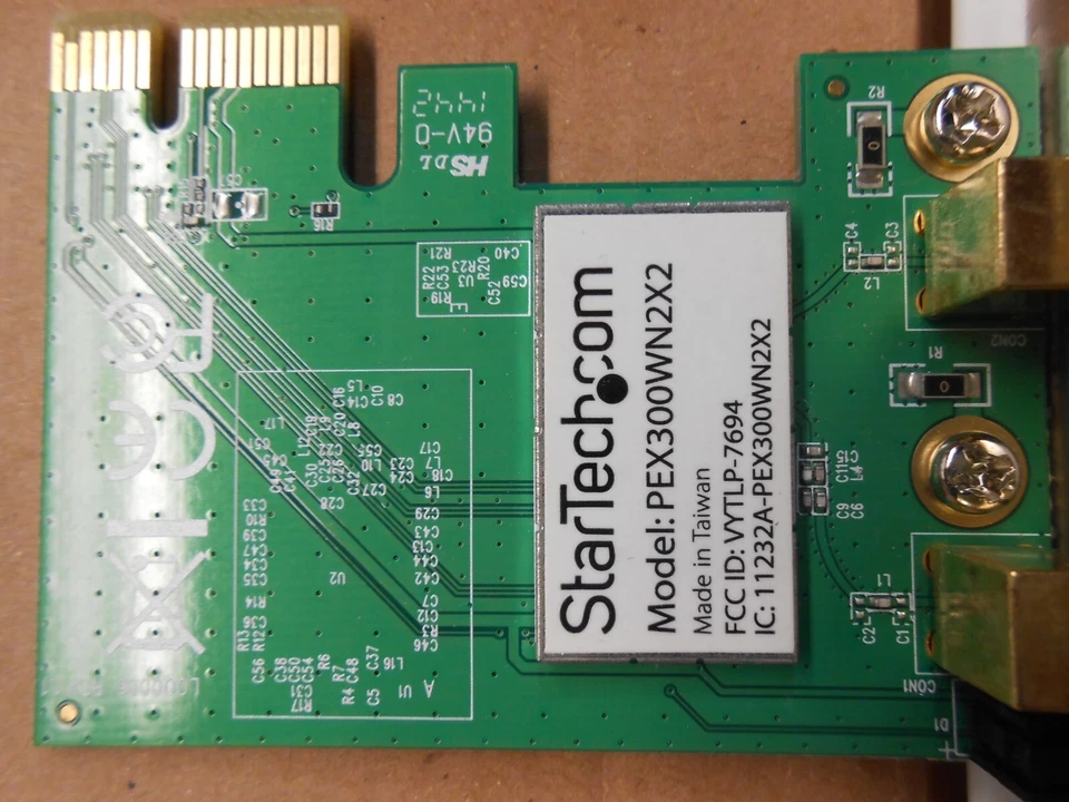 StarTech PEX300WN2X2 802.11n Wireless N PCI Express x1 Wireless Card - Image 3 of 4