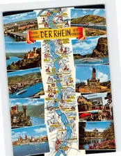 Postcard Von Mainz Bis Koblenz Der Rhein Germany