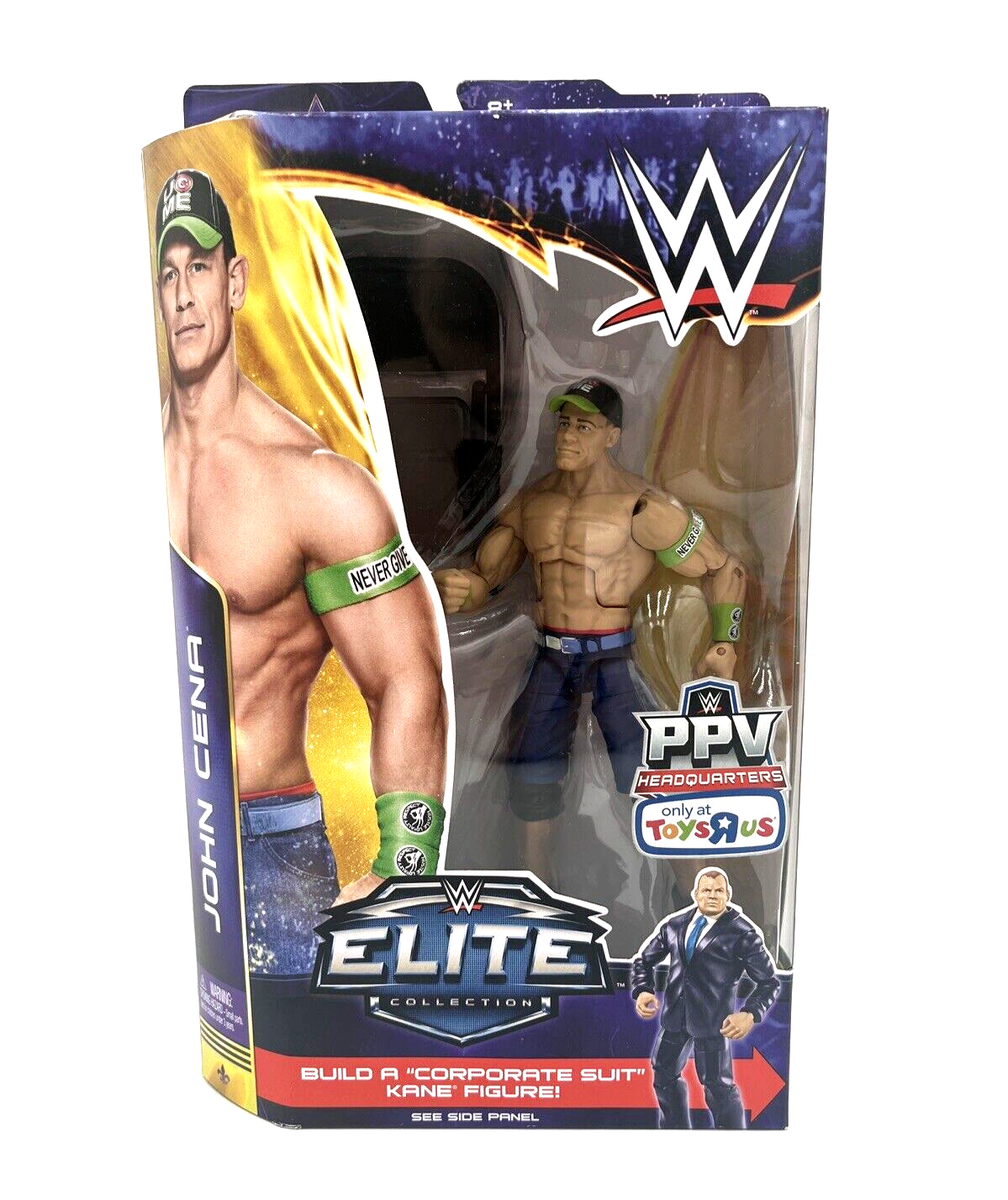 WWE John Cena Elite Wrestlemania XXX Build Corporate Suit Kane