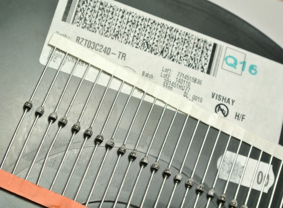 CRYSTAL CLEAR TECHNOLOGY BZT03C240-TR VISHAY Zener Diode 240V 600W 6% SOD-57 [QTY=10pcs]