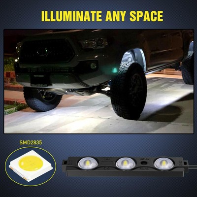8pcs 24 LED Rock Light Side Marker for Cargo Truck Pickup Bed off 