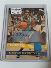 2010-11 Donruss Signatures #102 Marcus Thornton 167/199 : New Orleans Hornets