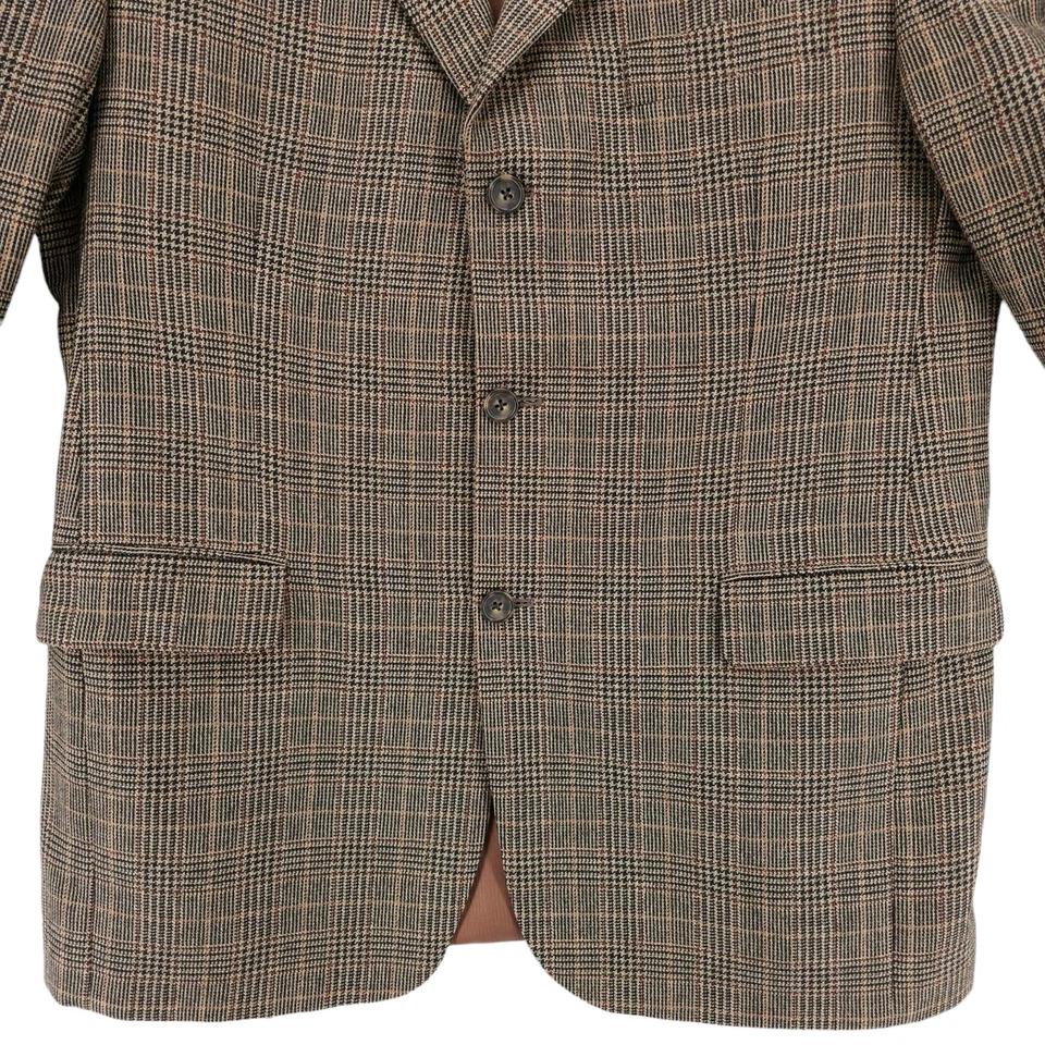 Jack Victor Houndstooth Plaid Blazer Sport Coat 100% Wool Size 41R - Image 2 of 4