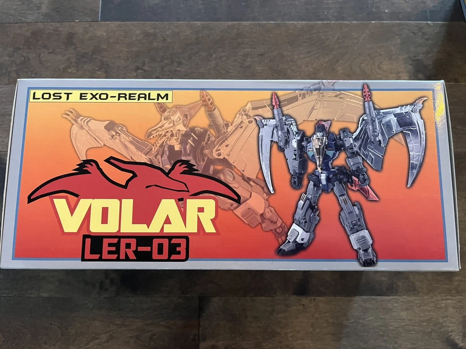 Fansproject Transformer Dinobot LER-03 G2 VOLAR Swoop Exo Realm TFCON 2016 Blue - Image 3 of 4