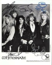 REPRINT - WHITESNAKE 80's Hair Autographed Signed 8 x 10 Photo Poster RP