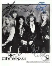 REPRINT - WHITESNAKE 80's Hair Autographed Signed 8 x 10 Photo Poster RP 