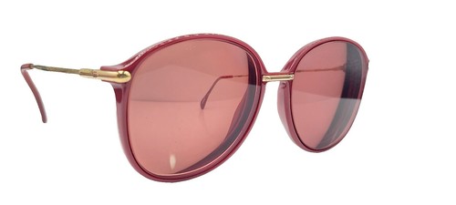 Kate Spade Seraphina/G/S Burgundy/Pink Round Sunglasses 55  display picture 2