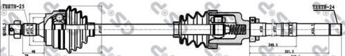 DRIVE SHAFT CV JOINT RIGHT GSP 210167 NEW OE REPLACEMENT New