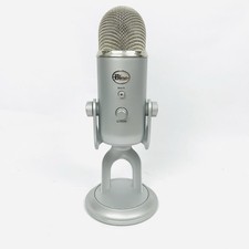 Blue Yeti USB Condenser Microphone Silver w/ Stand, No Cable