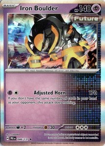 Iron Boulder 046/131 Prismatic Evolutions Holo Rare